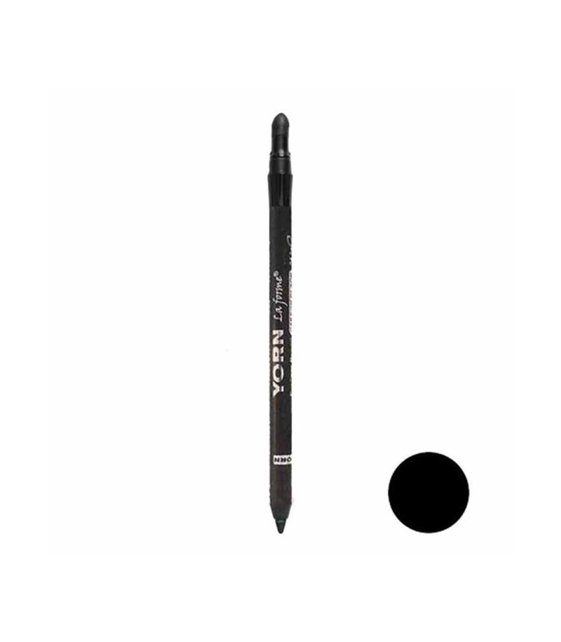 مداد چشم مشکی اسموکی دو سر یورن Yorn Show Eye Liner Pencil 400