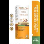 کرم ضد آفتاب بی رنگ پوست چرب SPF50 بیوکسین 50 میل