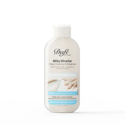 میسلارمیلکی دافی مناسب پوست‌های خشک تا نرمال